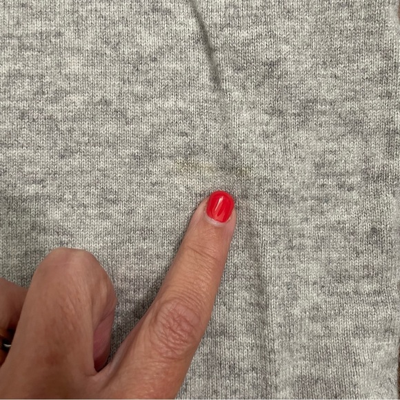 Ted Baker London Gray Sweater Bow Sleeves Cutout Lightweight Size 2 - Picture 6 of 10